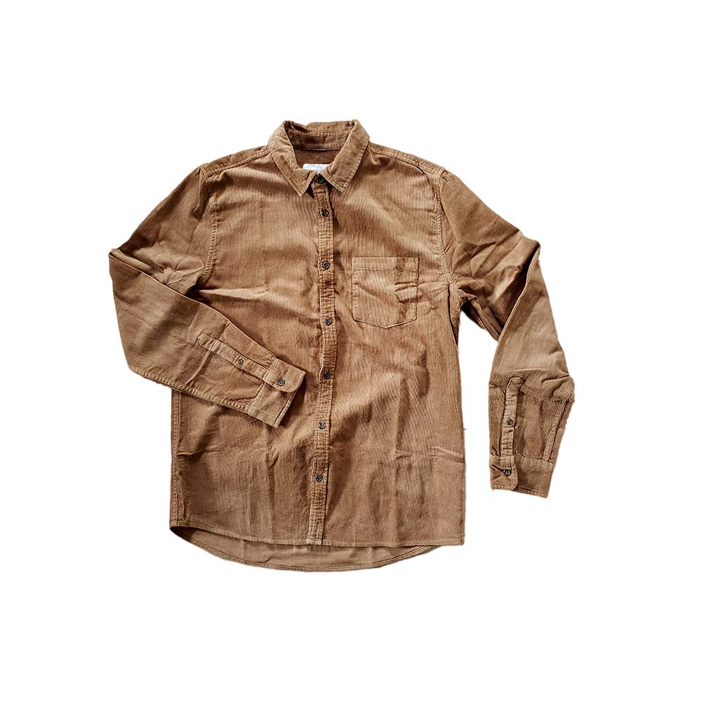 Vintage Re-Mastered Corduroy Men's Shirt (Size: M) - Okmall